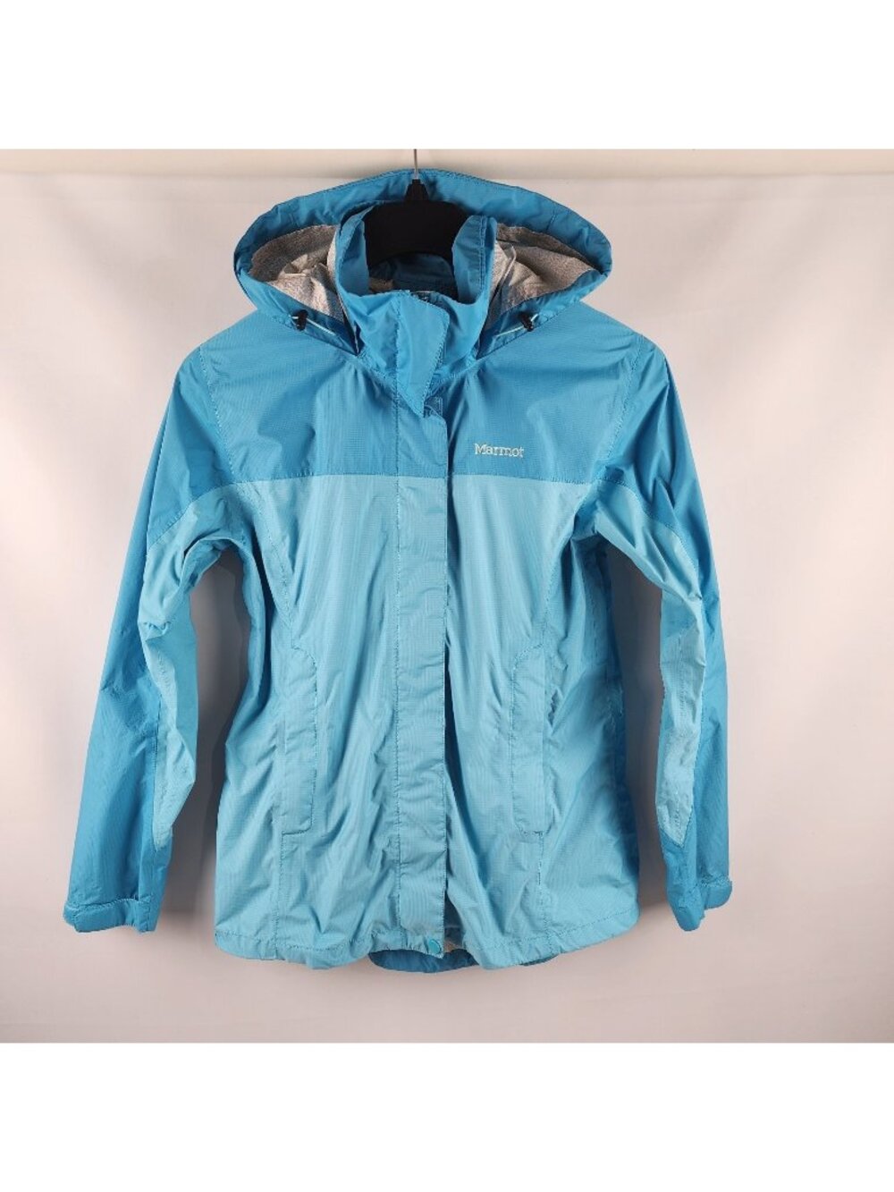 Marmot Jacket Womens Medium Blue PreCip Rain Jacket D46200